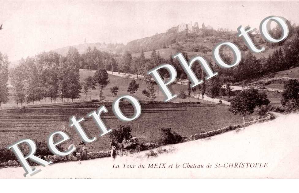 La Tour du Meix et le chateau de Saint Christophe