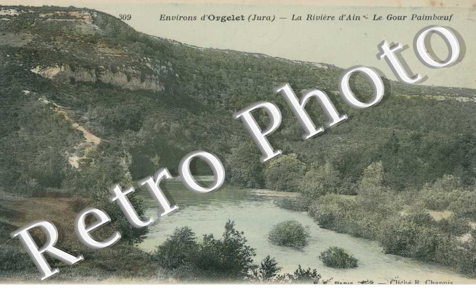 la riviere d'Ain, le gour paimboeuf (couleur)