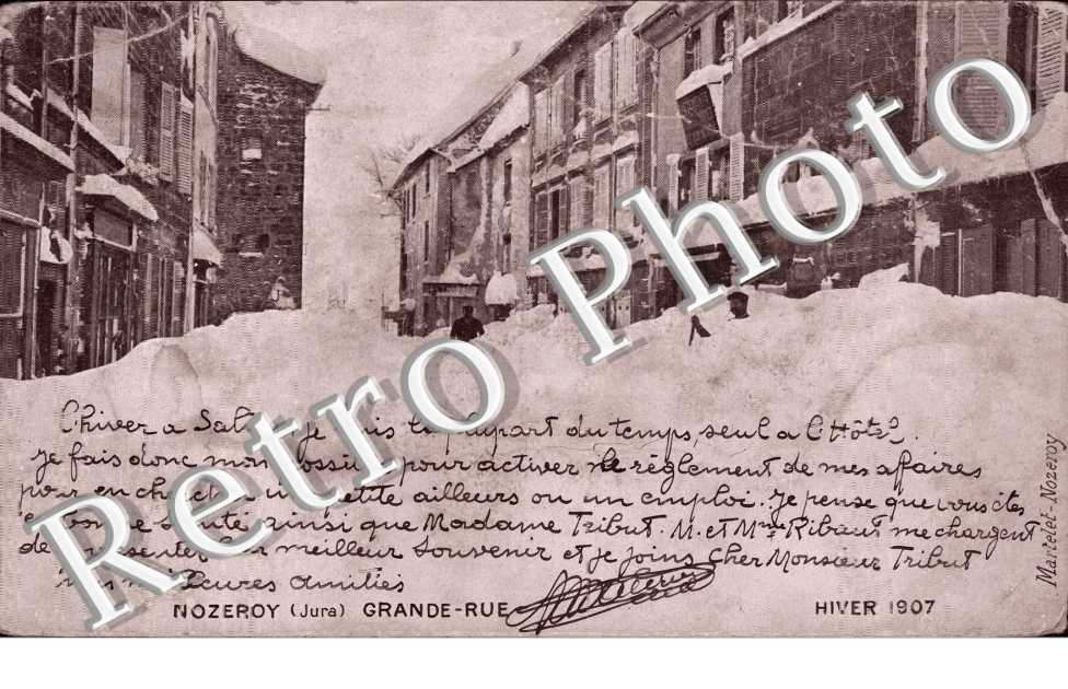 Grande rue Sous la Neige