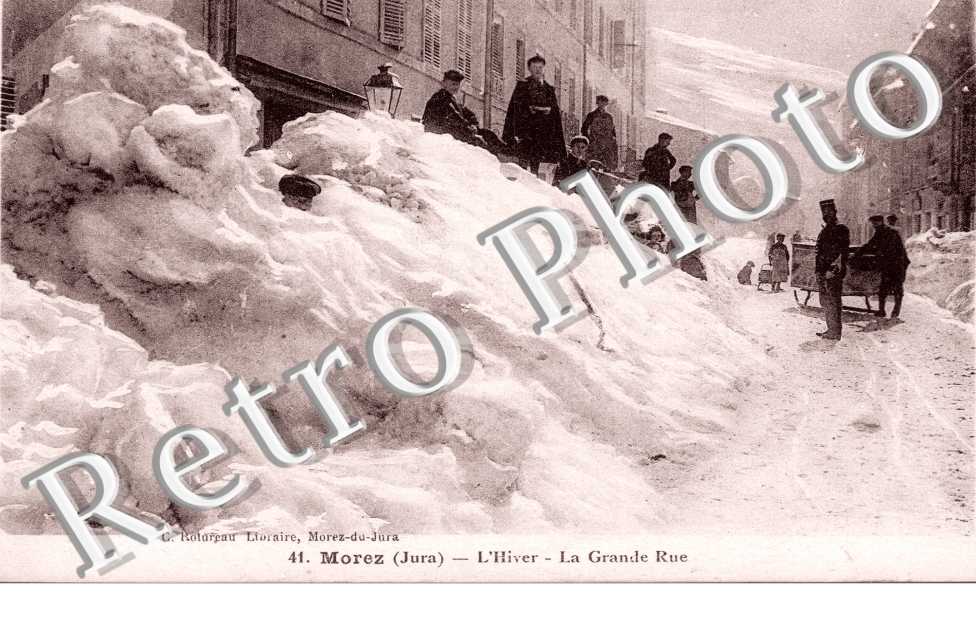 Grande rue l'hiver