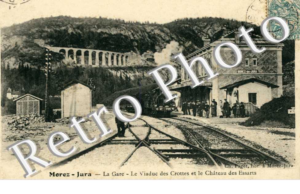 La Gare, le Viaduc des Crottes et le Chateau des Essarts