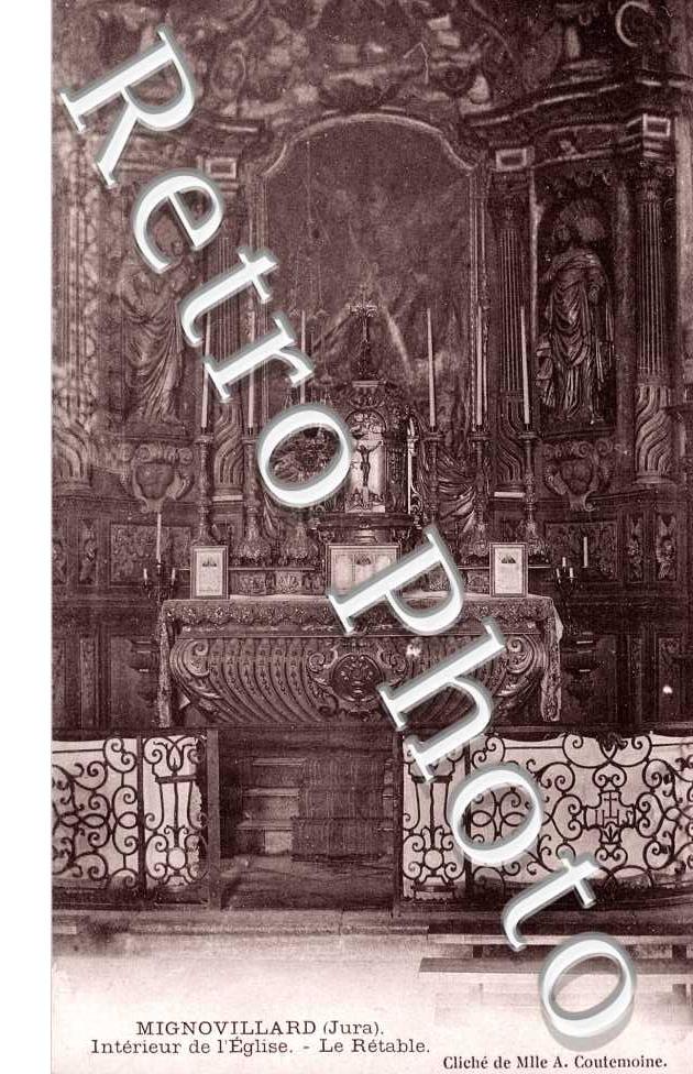 Intérieur de l'Eglise - Le Retable