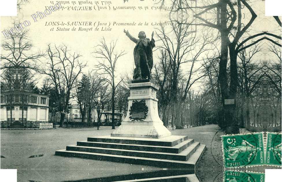 promenade de la Chevalerie et Statue de Rouget de Lisle