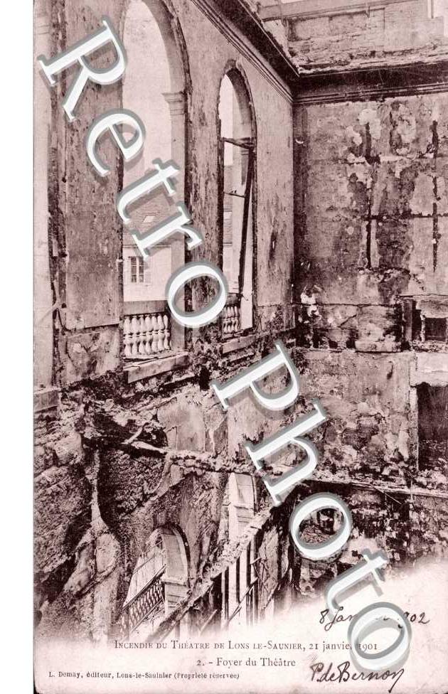 Incendie du Theatre 21 janvier 1901