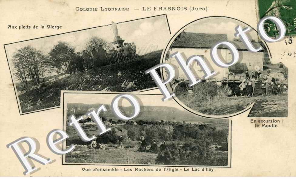 Le Moulin, La Vierge, les Rochers de l'Aigle, le Lac d'Ilay
