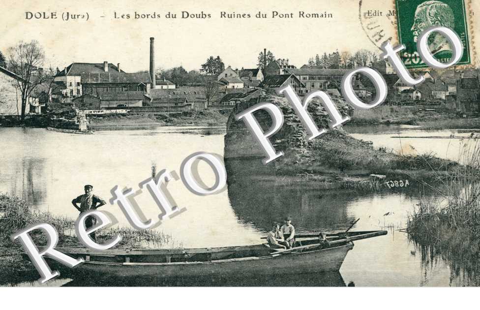 Les Bords du Doubs, Ruines du Pont Romain
