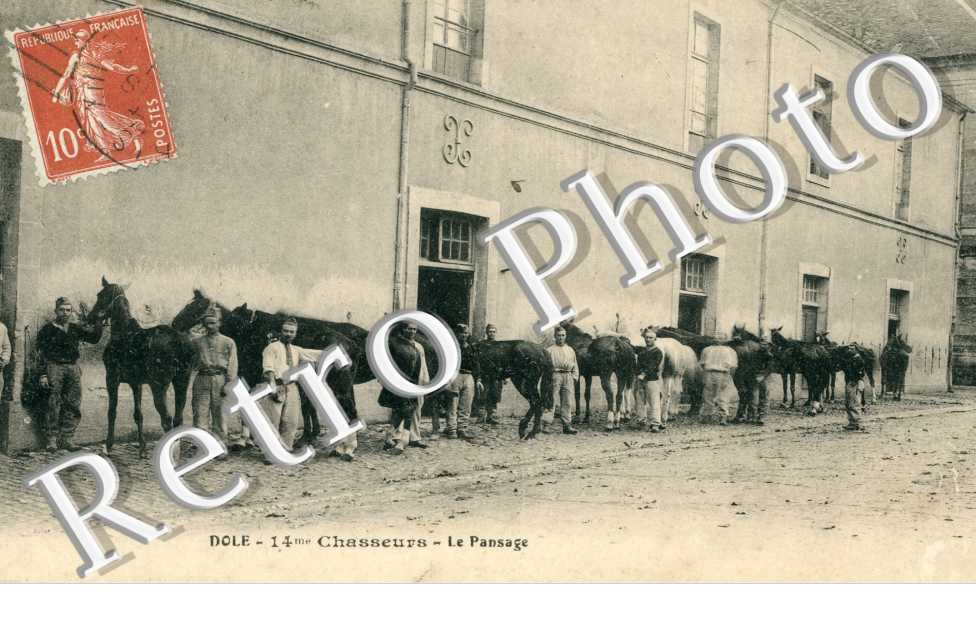 14eme Chasseurs, le pansage