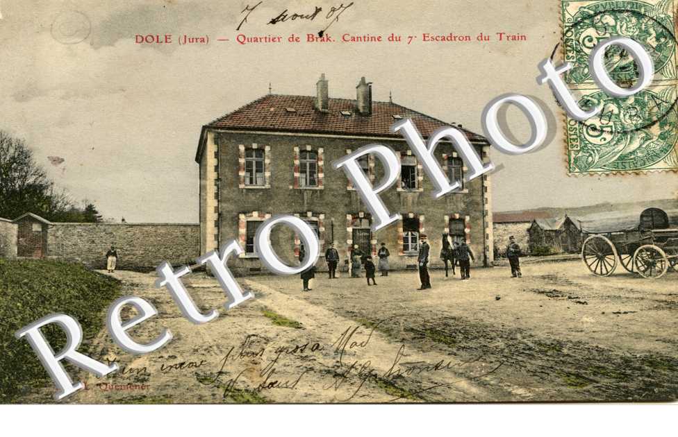 Quartier de Brak. cantine du 7eme escadron du Train