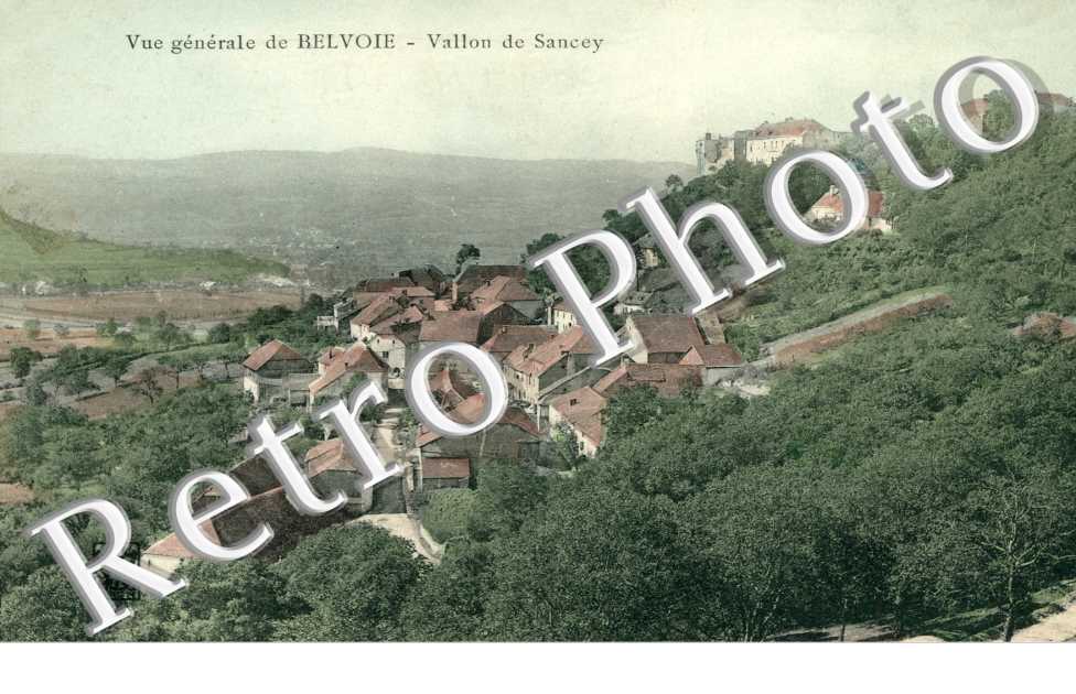 Vue generale de Belvoie, Vallon de Sancey