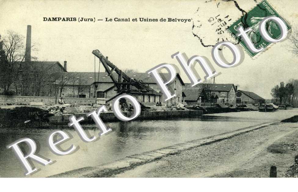 le canal et l'usine de Belvoye