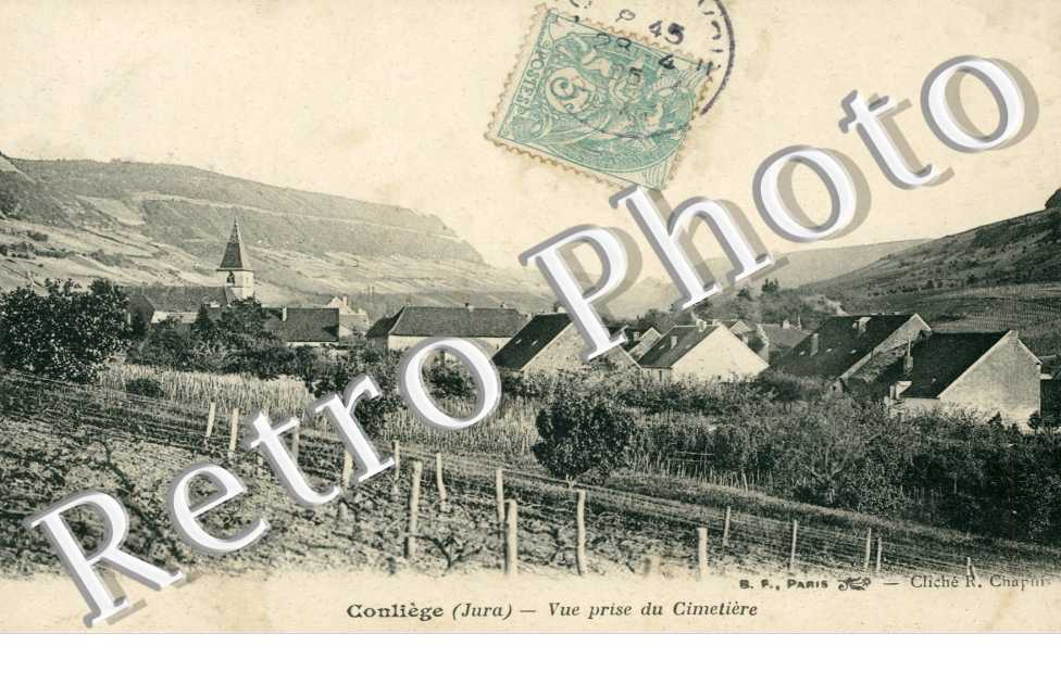 Vue prise du Cimetiere