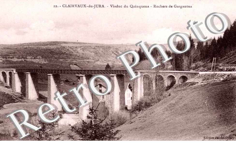 Viaduc du Quinquena, Rochers de Gargantua