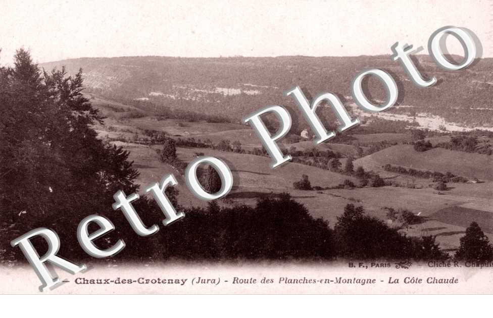 Route des Planches en Montagne, la Cote Chaude