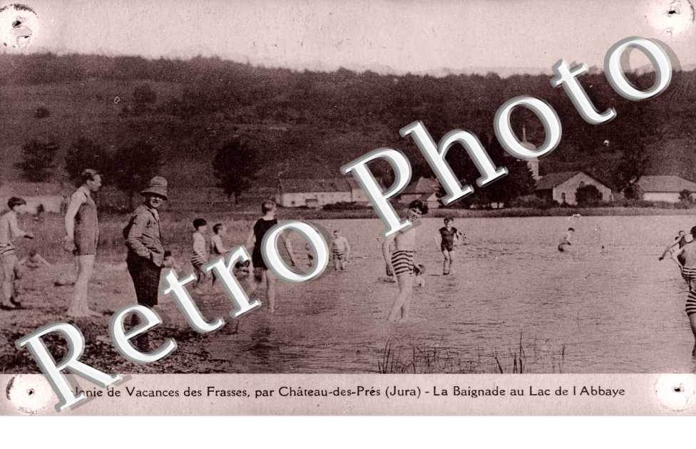 Colonie de Vacances des Frasses, la Baignade au Lac de l'Abbaye