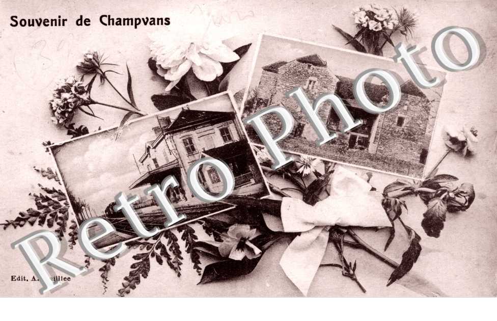 carte Souvenir de Champvans