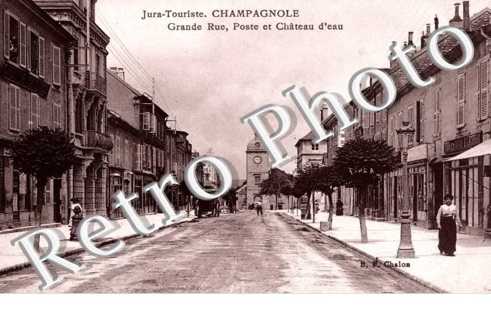 Grande Rue, Poste et Chateau d'Eau