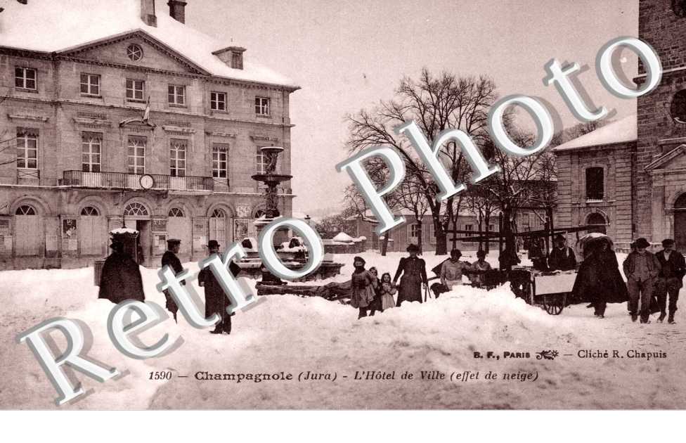 L'Hotel de Ville effet de neige