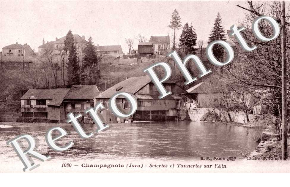 Scieries et Tanneries sur l'Ain