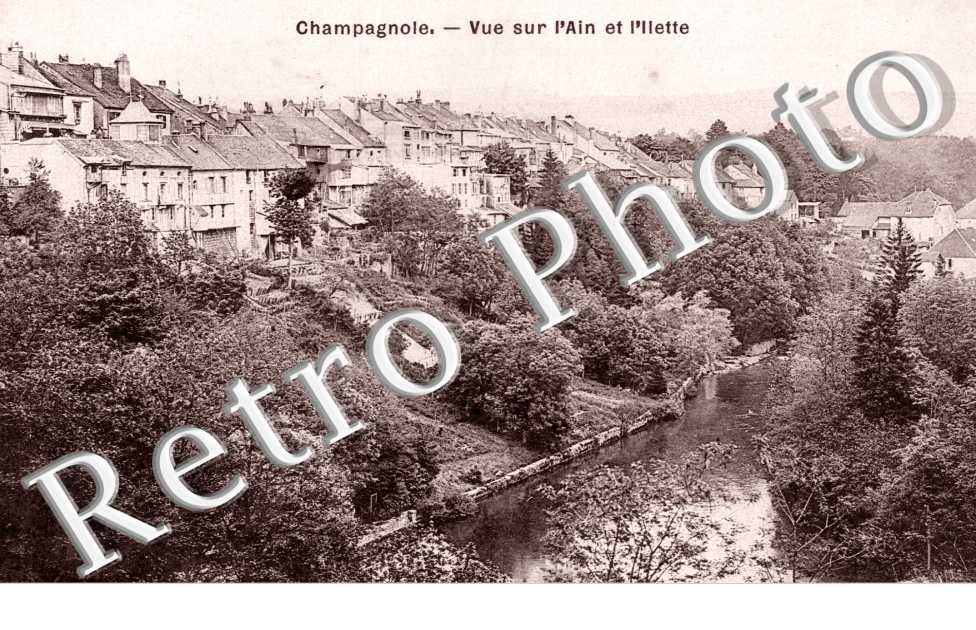 Vue sur l'Ain et l'Ilette