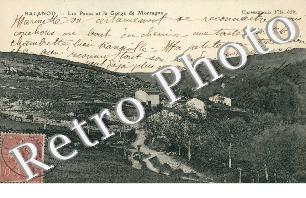 Les Penas et la Gorge de Montagna