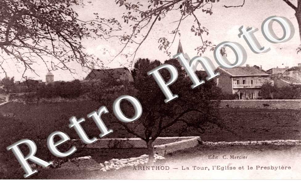 Tour, Eglise et le presbytere