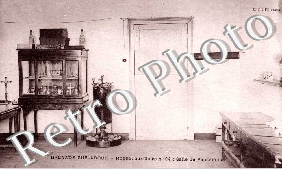 Hopital auxiliaire - salle de pansement