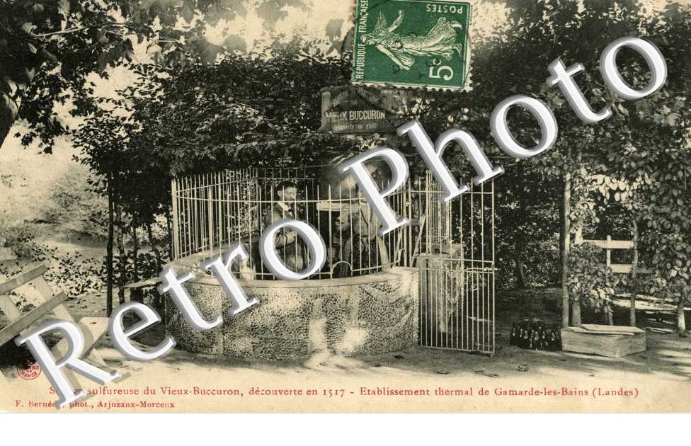 Source sulfureuse du vieux Buccuron, decouverte en 1517 - etablissement thermal