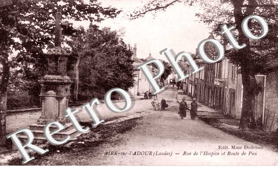 Rue de l'hospice et route de Pau