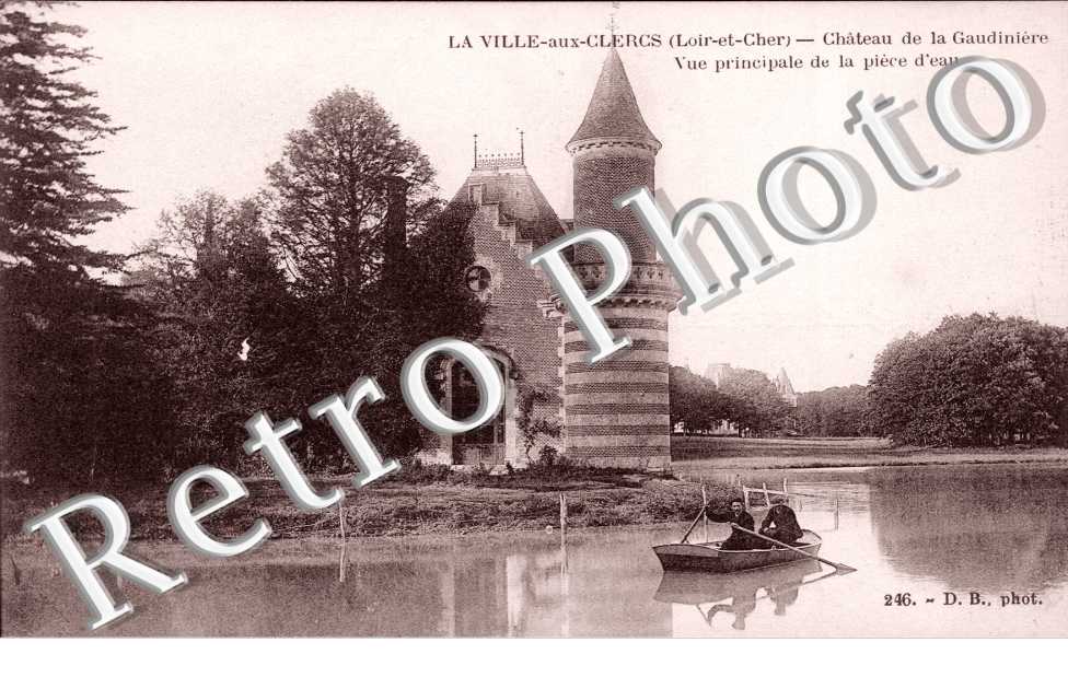 Chateau de la Gaudinière - La pièce d'eau