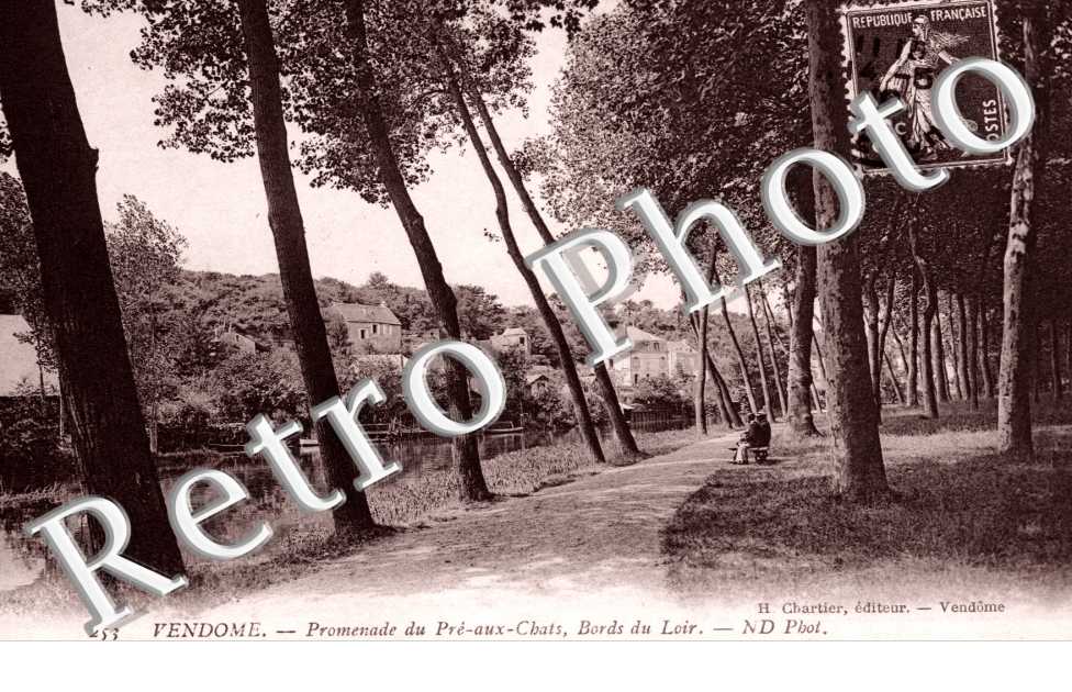 Promenade du Pre-aux-Chats, Bords du Loir