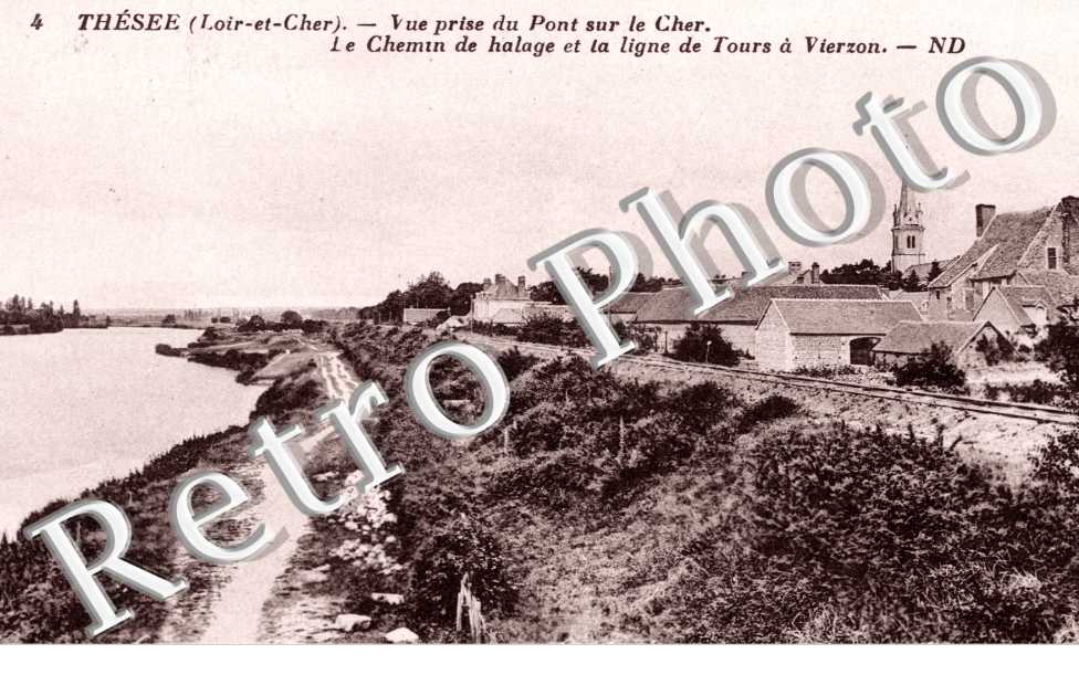Chemin de Halage et ligne de Tours a Vierzon