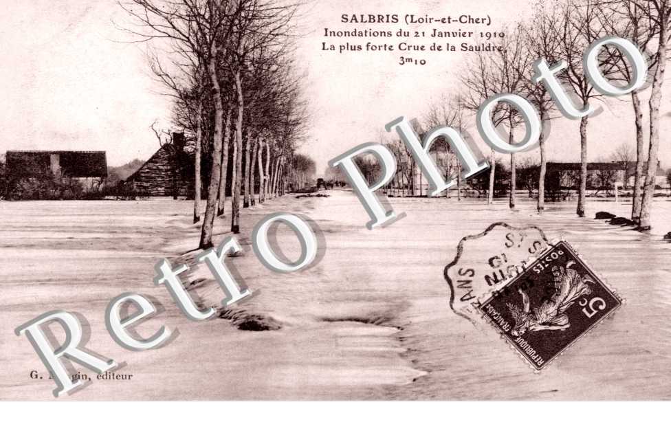 Crue de la Sauldre, Inondations du 21 Janvier 1910