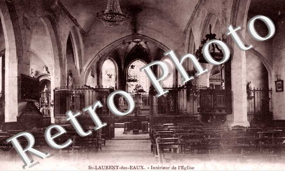 Saint Laurent des Eaux, Interieur de l'Eglise