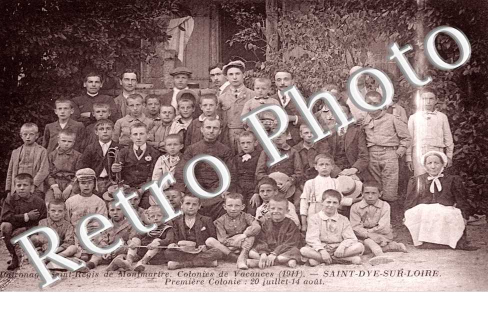 Patronage Saint Regis de Montmartre, Colonie de Vacances 1911