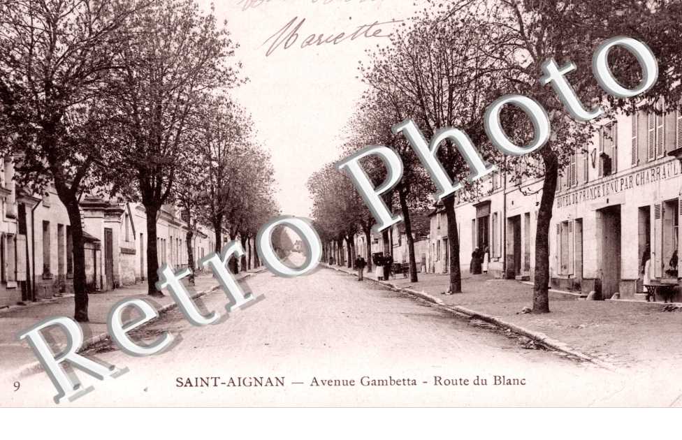 Avenue Gambetta, Route du Blanc