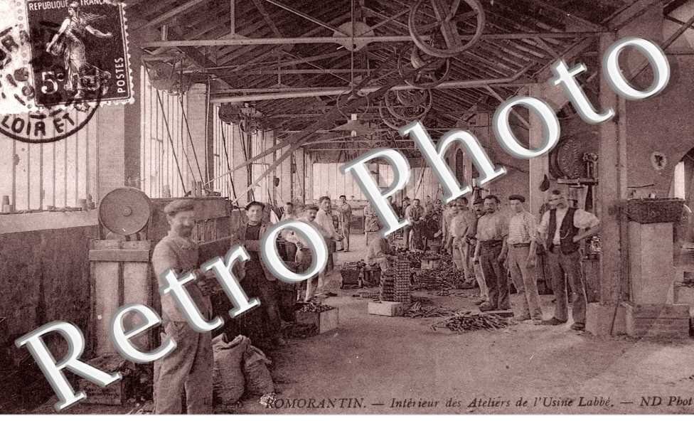 Interieur des Ateliers de l'Usine Labbe