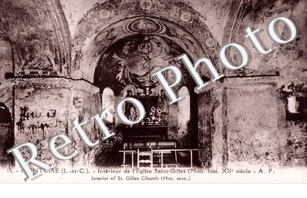 Interieur de l'eglise Saint Gilles
