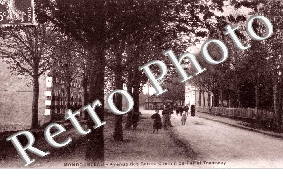 Avenue des Gares, Chemin de Fer et Tramway