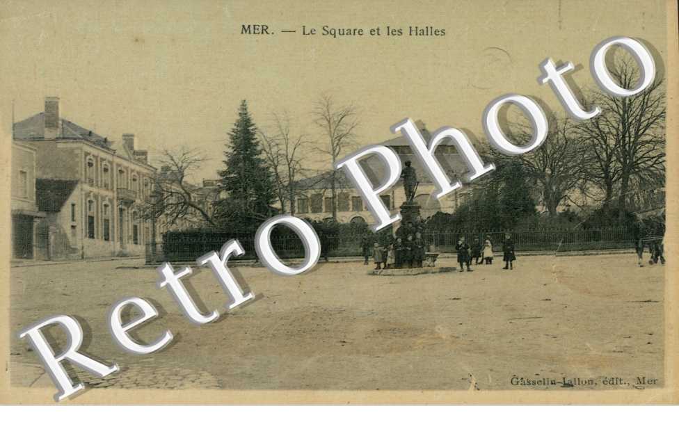 le square et les Halles (couleur toilee)