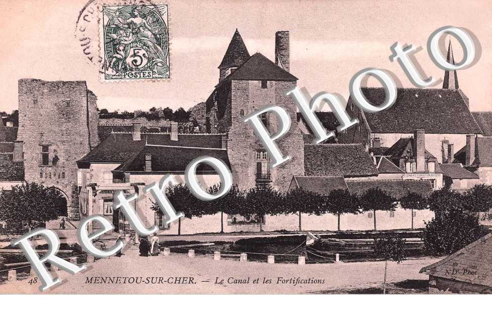 le canal et les fortifications