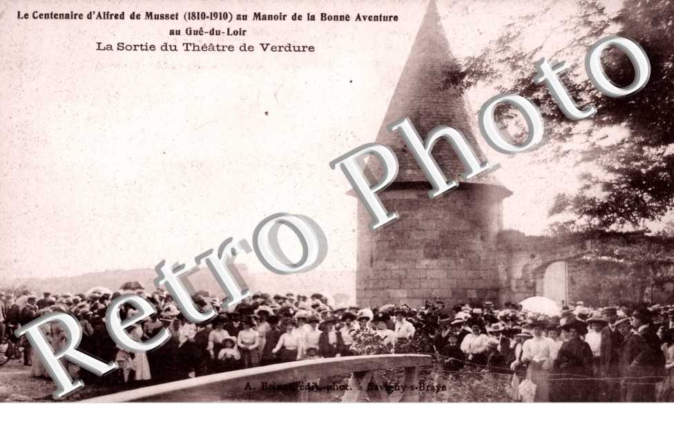 Le Centenaire d'Alfred Musset au Manoir de la Bonne Aventure au Gue du Loir