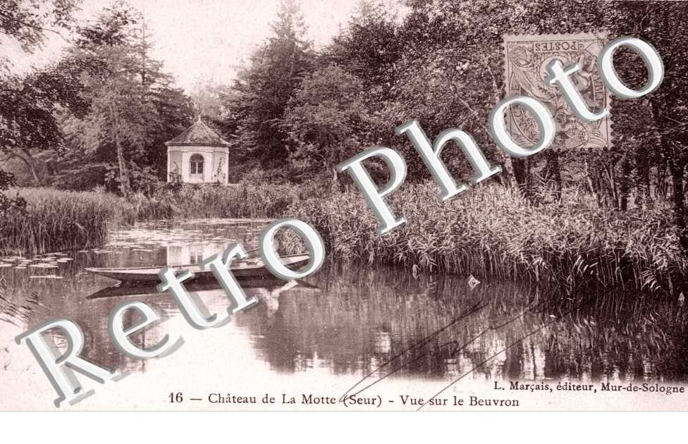 Chateau de La Motte, Vue sur le Beuvron
