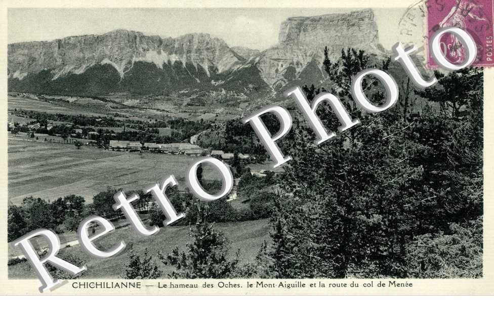 Le Hameau des Oches et le Mont Aiguille