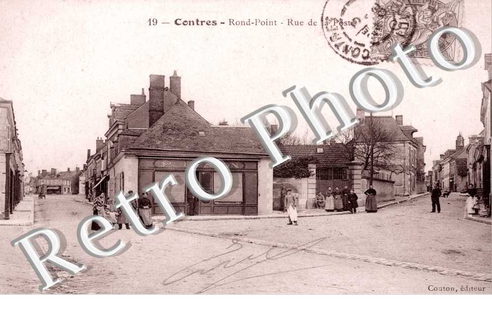 rond point, rue de la poste