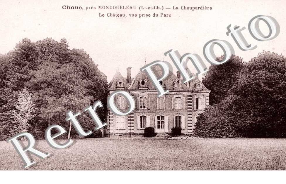 la Choupardiere, le Chateau, Vue prise du Parc