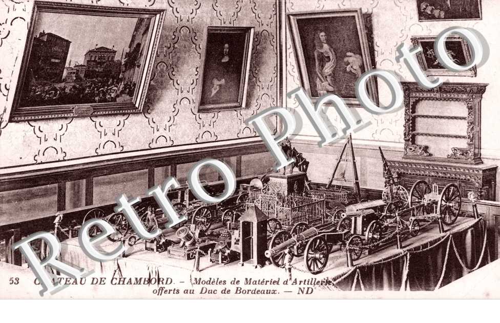Chateau,  materiel d'Artillerie