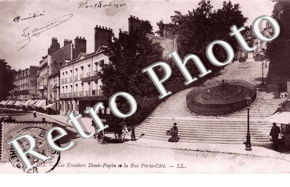 les Escaliers Denis Papin et la rue Porte Cote