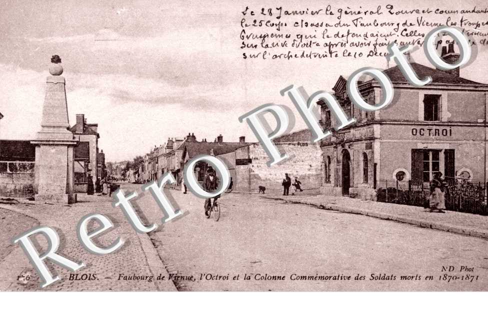 faubourg de vienne, l'octroiet la colonne commemorative des soldats morts en 1870-1871
