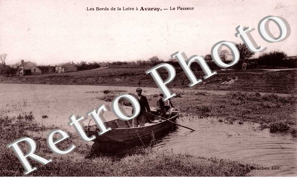 les bords de la loire, le passeur