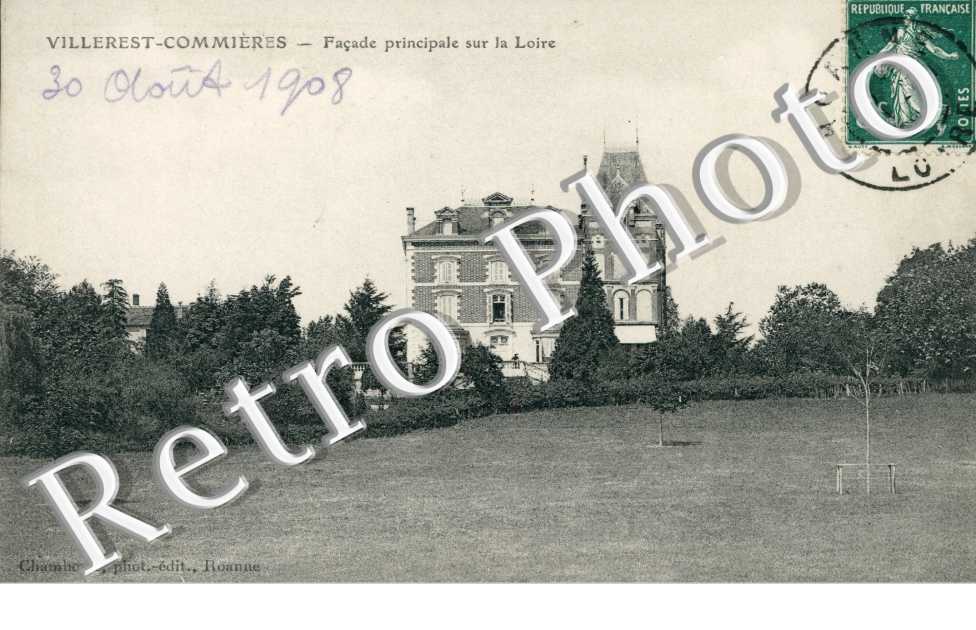 Facade principale sur la Loire